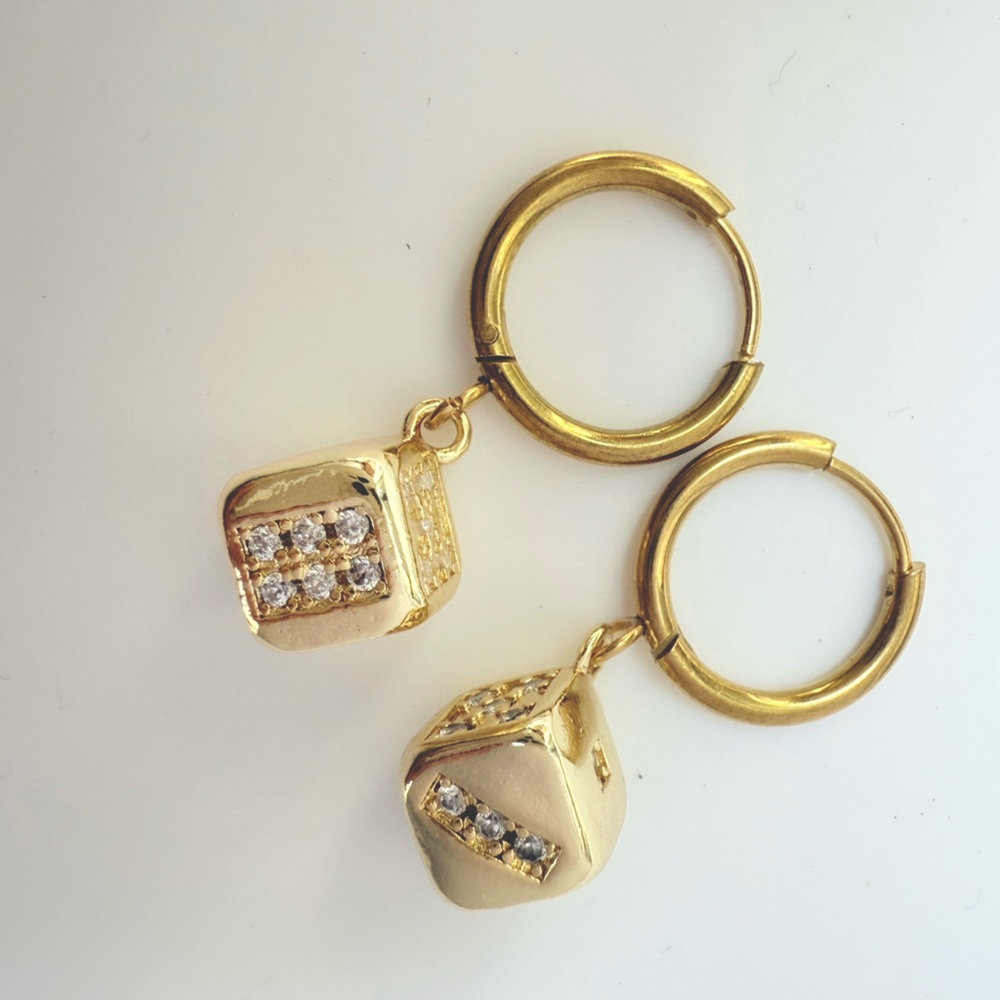 Dice Earrings